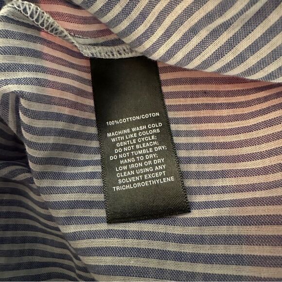 Lafayette 148 pinstripe button down - Picture 7 of 8